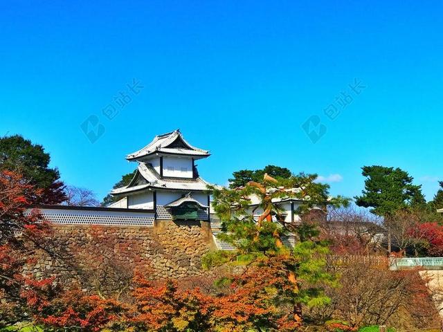 旅游自然日本兼六園背景图片