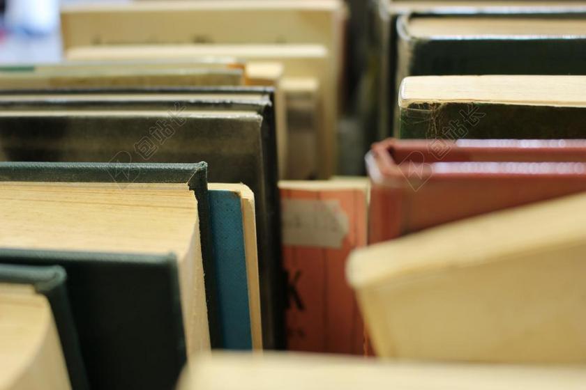 教育简约图书馆的书背景图片