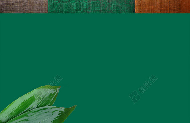 清新绿色纹理现代竹子特价端午节促销海报背景