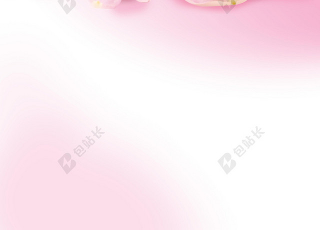 粉色玫瑰花母亲节快乐感恩宣传促销 白色背景海报