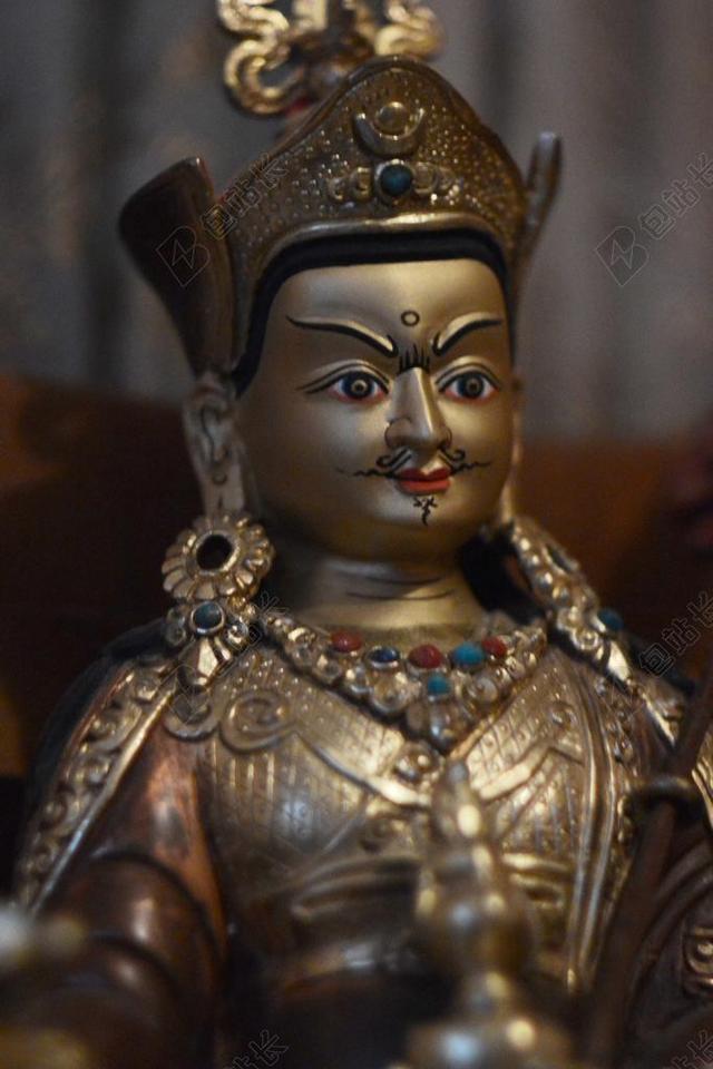 塑像 佛教 莲花生大师 金刚乘 西藏