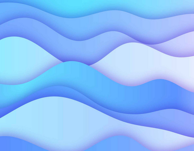 波浪纹理夏天海水矢量图