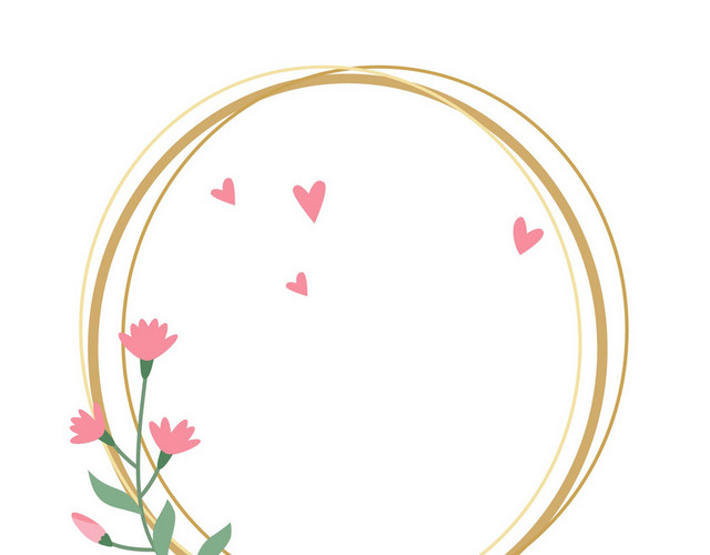 花卉边框素材