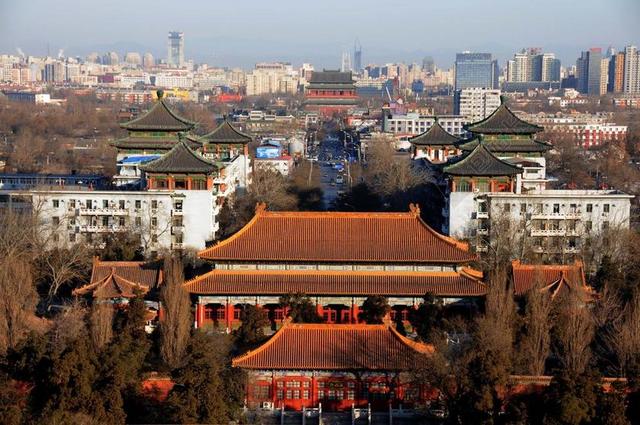 建筑时尚北京房子背景图片