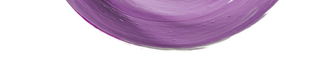 中国风紫色淡彩水墨水彩效果笔刷PNG元素