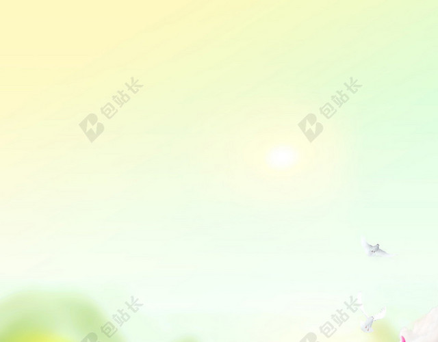 卡通手绘水彩渐变留守儿童中国儿童慈善日孤单彩色风景海报背景