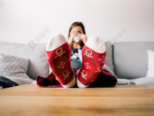 广告时尚女子的袜子背景图片