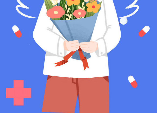 护士节护士插画人物素材
