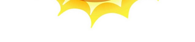 太阳夏天夏日大嘴挑眉黄日宝宝PNG素材