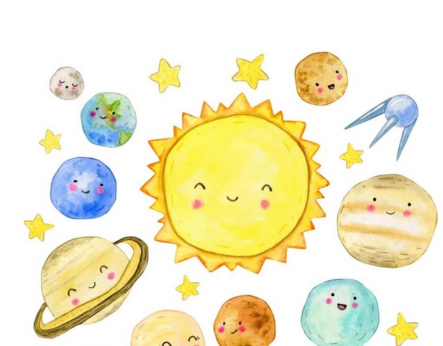 太阳夏天夏日银河系PNG素材
