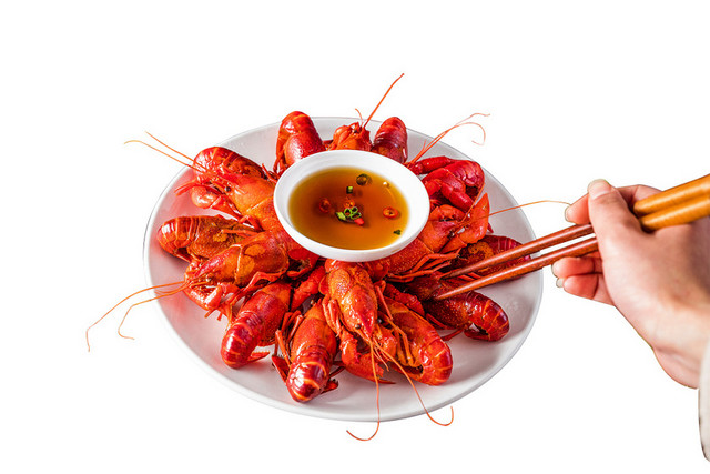 中国传统美食之五香小龙虾PNG素材