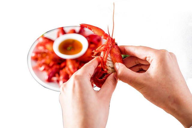 中国传统美食之五香小龙虾PNG素材