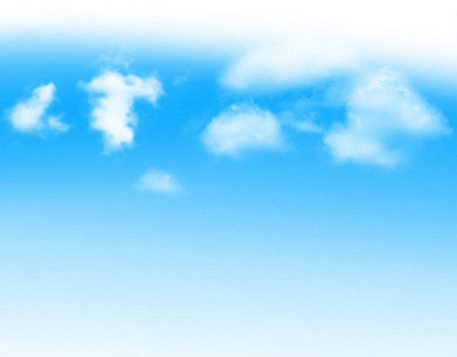 天空蓝天白云免抠素材