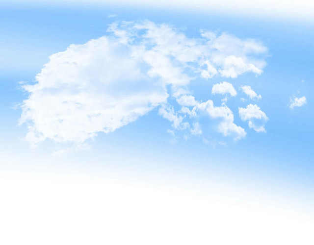 天空蓝天白云免抠素材