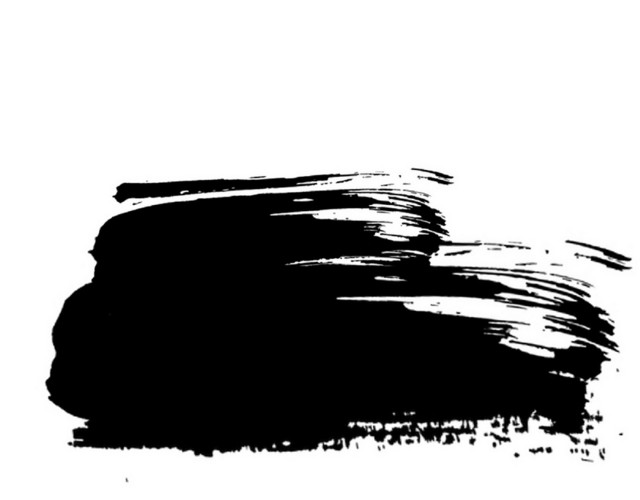 画笔磨痕国画水墨笔刷