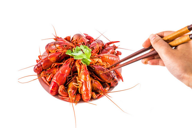 中国传统美食之五香小龙虾PNG素材