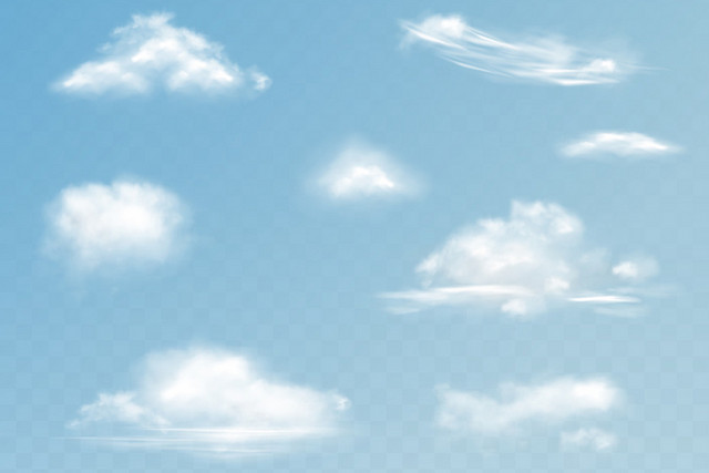 天空白云白色烟雾素材