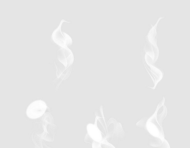 白色灰色烟雾素材