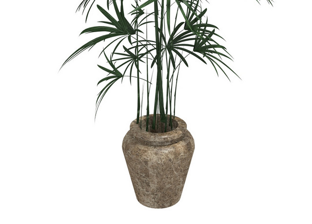 绿色植物盆栽盆景矢量素材