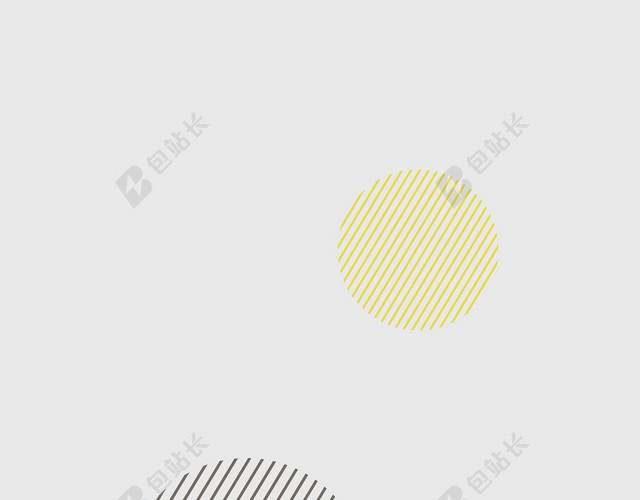 灰色五彩圆形清新简约毕业季毕业展海报背景