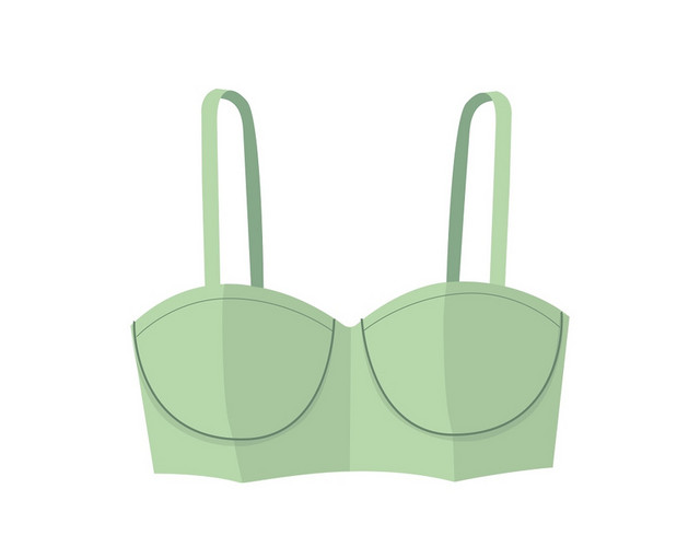 浅绿内衣套装服饰衣服素材
