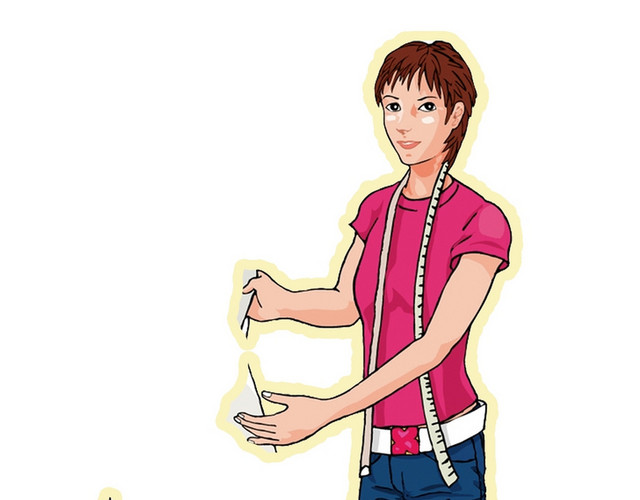 裁缝制衣服饰衣服素材