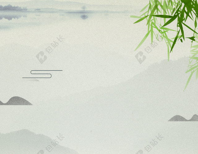 杨梅绿叶背景素材