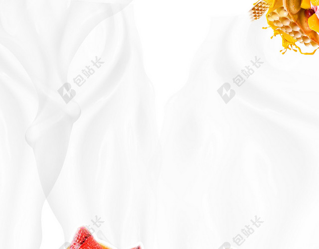 卡通清新鸡蛋仔冰淇淋海报背景
