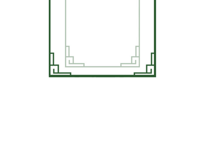 古建筑屋檐元素PNG素材