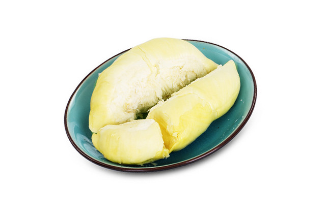 简约盘装榴莲水果素材