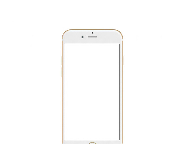手机模型白色智能手机电器模型PSD透明素材
