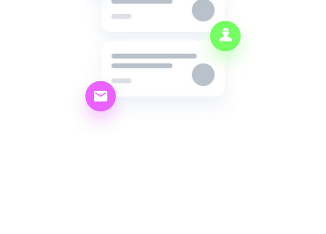 手机通知APP闹钟提醒卡通矢量插画
