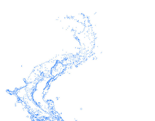 水花水纹飞溅清水蓝色
