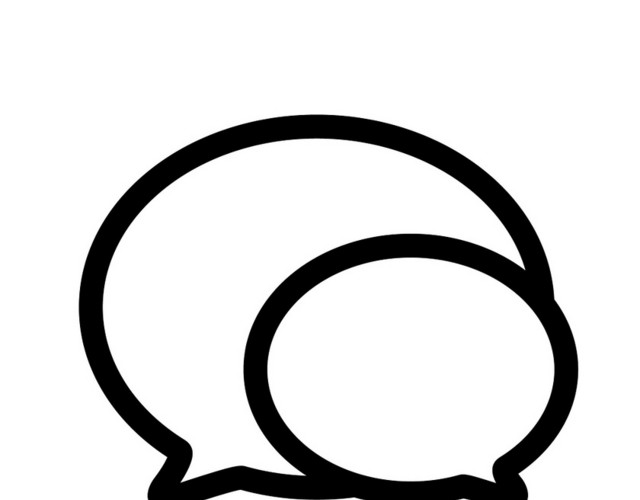 UI矢量ICON聊天图标素材