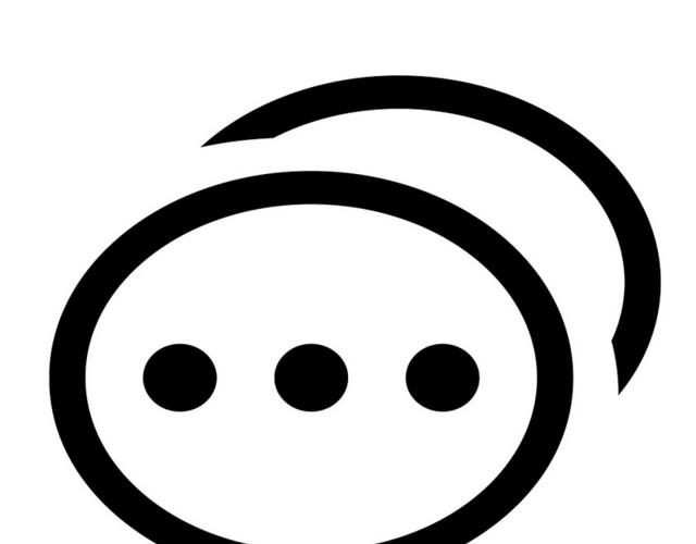UI矢量ICON聊天图标素材