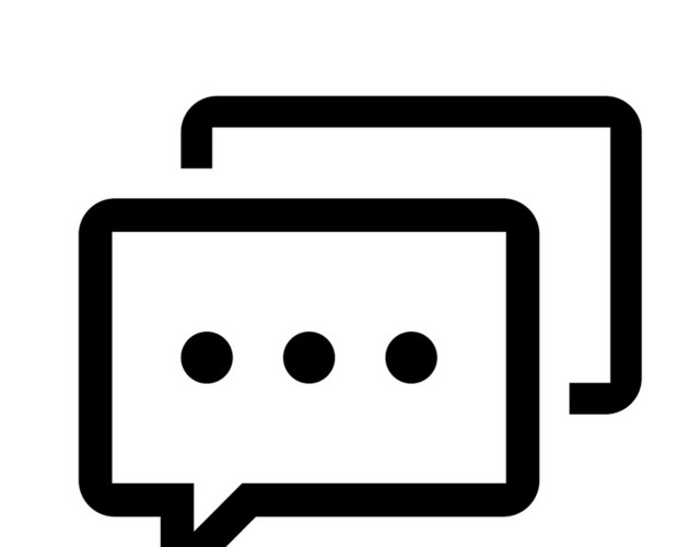 UI矢量ICON聊天图标素材