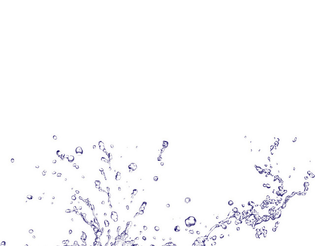 水花水纹飞溅晶莹水滴