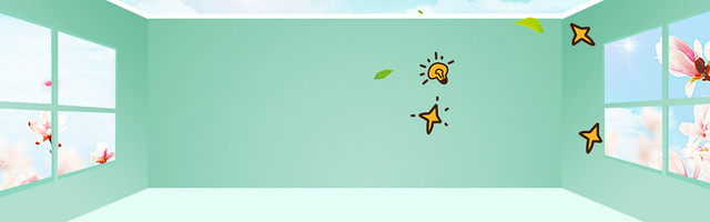 六一儿童节卡通母婴淘宝天猫BANNER清新背景