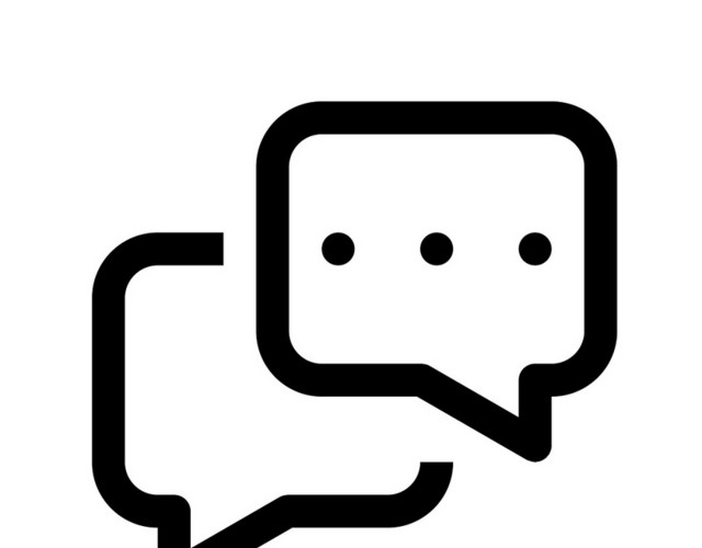 UI矢量ICON聊天图标素材
