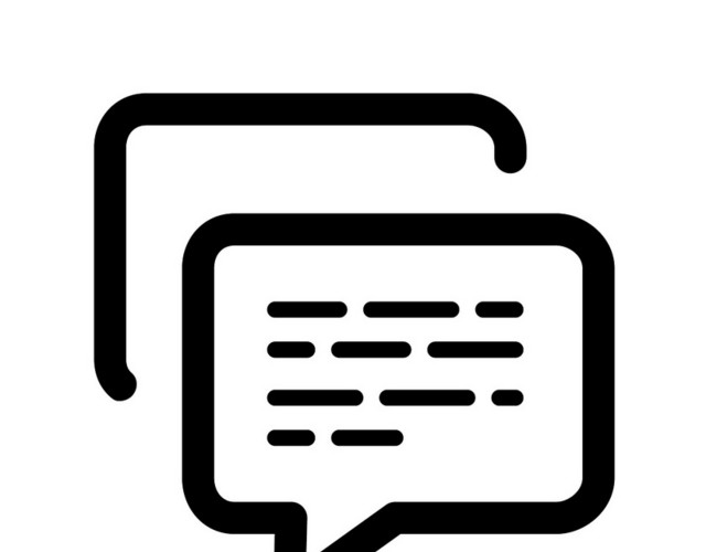 UI矢量ICON聊天图标素材