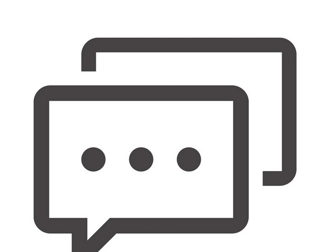 UI矢量ICON聊天图标素材