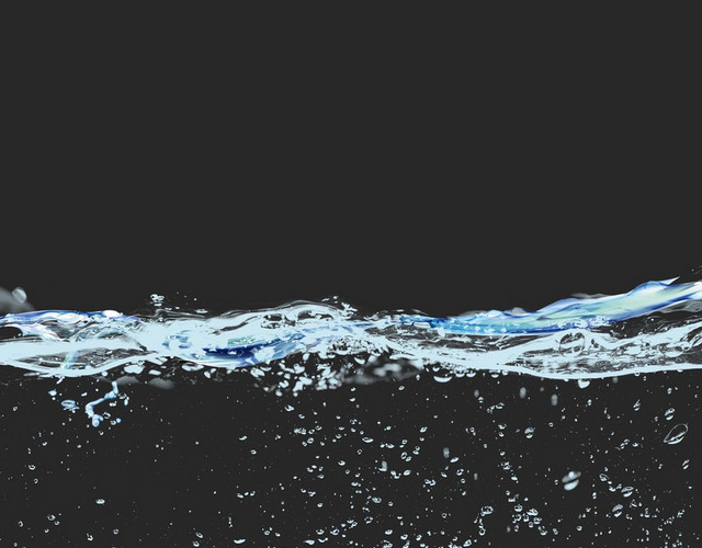 水花浅蓝色简约素材