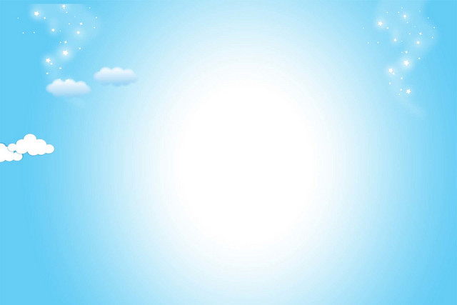 天空蓝天白云蓝色简约素材