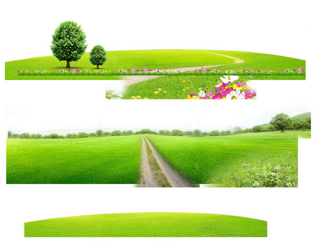 草地绿色简约素材