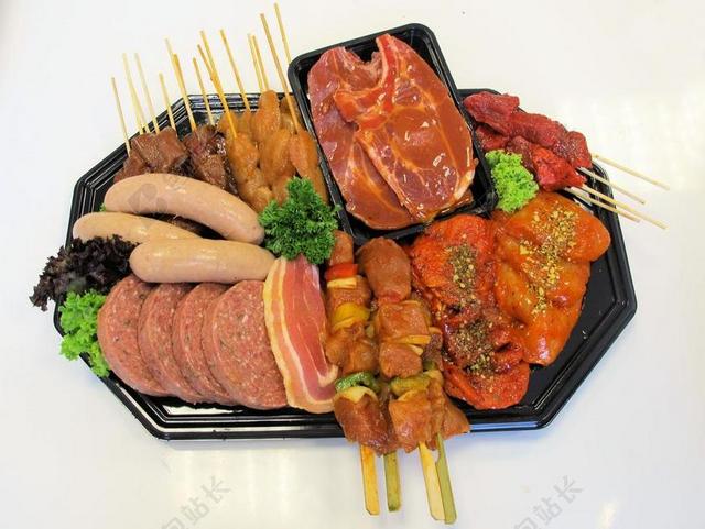 餐饮唯美烧烤背景图片