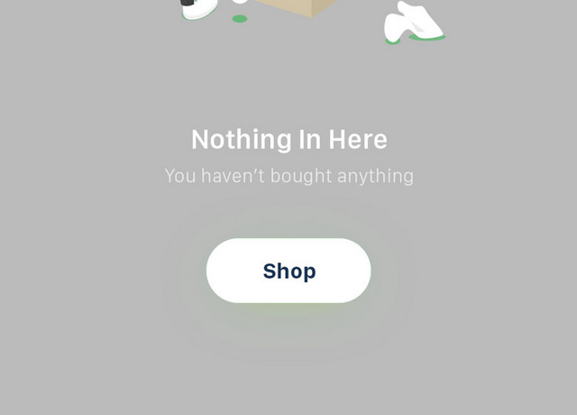手机APP页面没有命令矢量插画