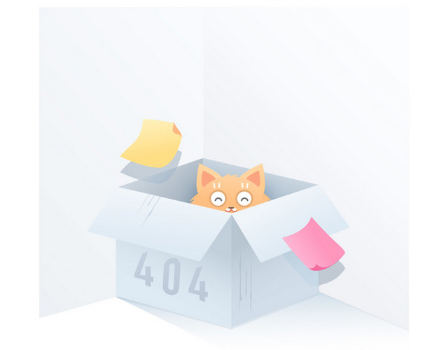 网站APP页面未找到插画素材