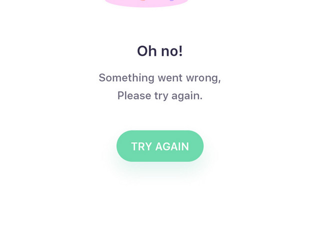 网站APP页面未被找到错误矢量插画