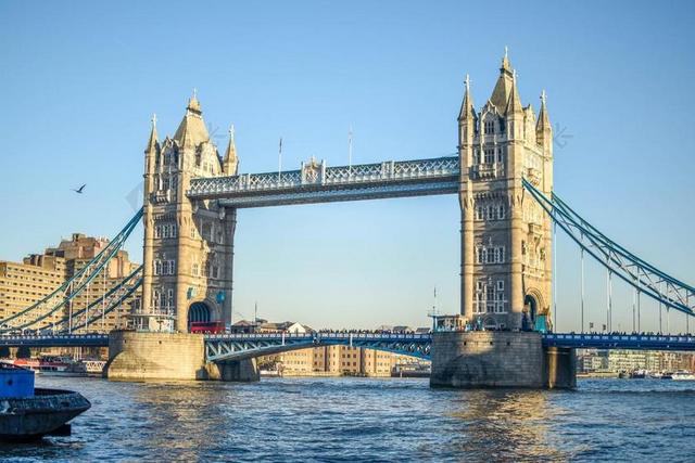 伦敦 英格兰。 英国 桥 地方 体系结构 伦敦塔桥。
