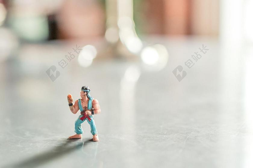 战士 空手道 日本 玩具 士兵 兰博 小 漫画 卡通 图